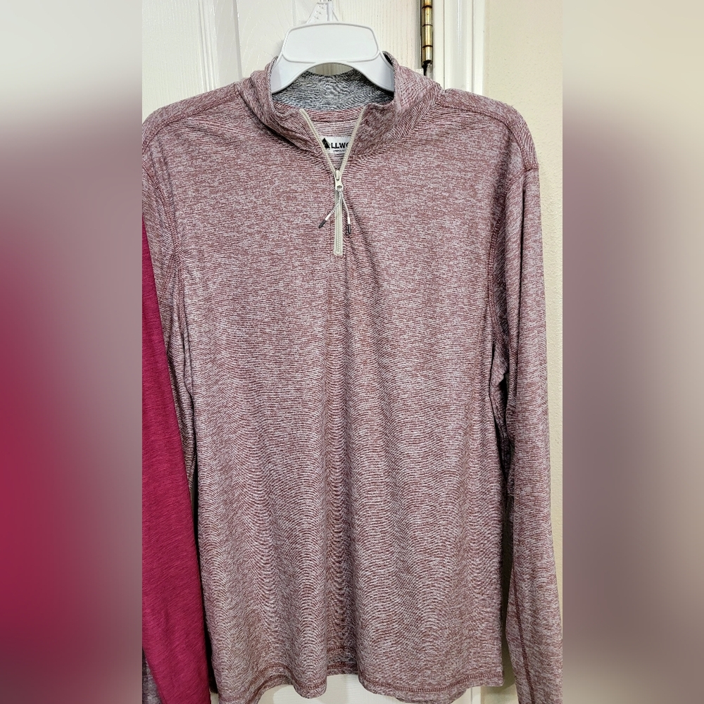 Tallwoods pullover Dri fit long sleeve shirt size Large